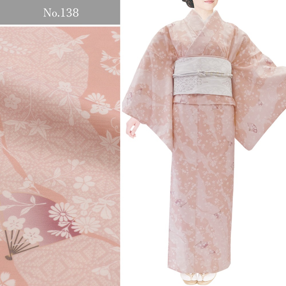 【預購】化纖單衣小紋和服丨台灣天氣友善-規格圖2