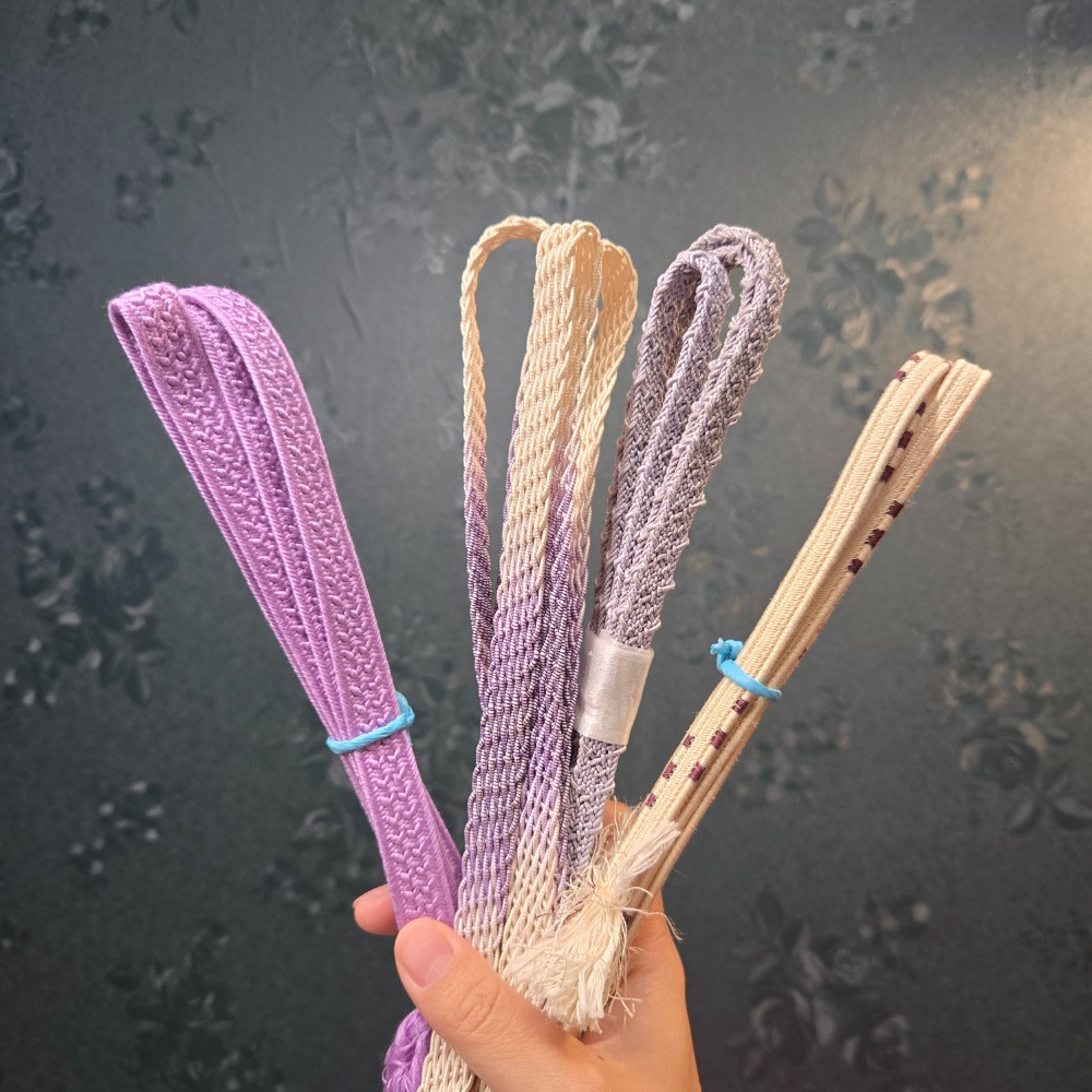 紫白系帶締｜有夏天的唷-細節圖2