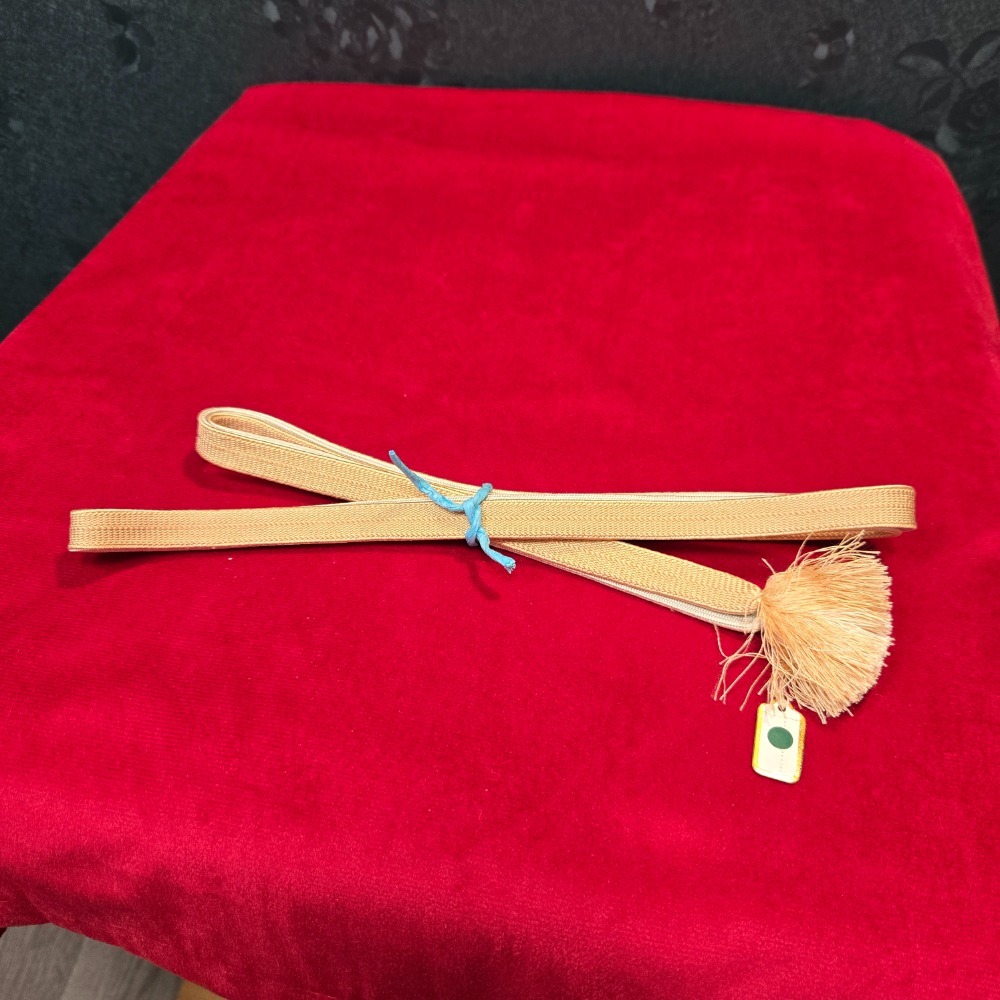 奶黃色系帶締｜每條都溫柔-規格圖3