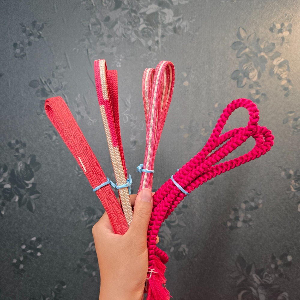 濃粉系帶締｜是粉還是橘？-細節圖2