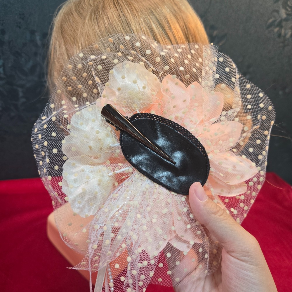 蕾絲花邊頭花｜萬用飾品-細節圖3