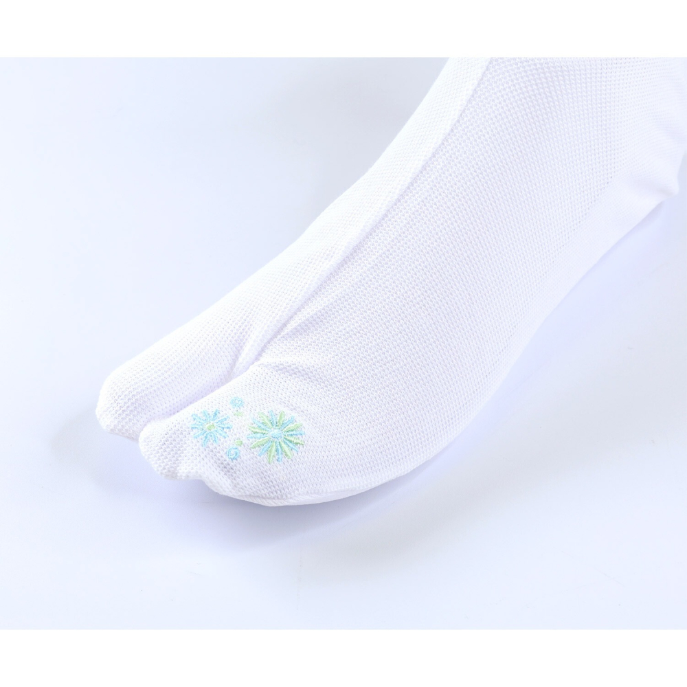 【預購】東麗 夏天刺繡足袋丨花花好可愛-細節圖3