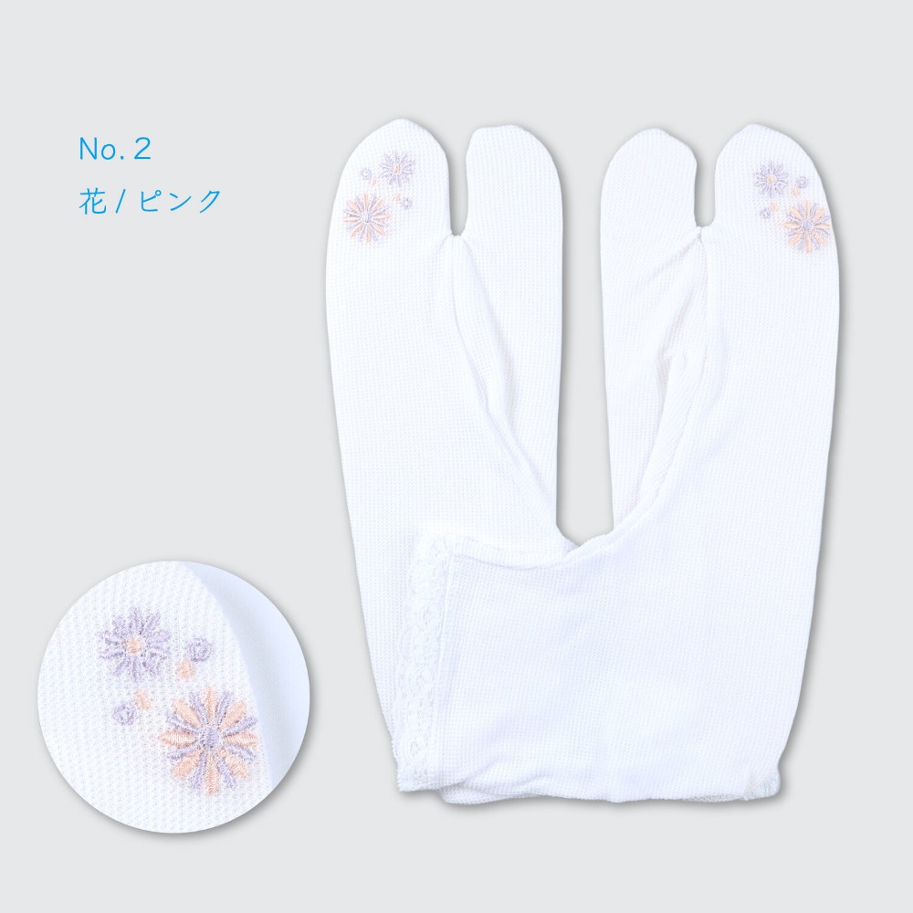 【預購】東麗 夏天刺繡足袋丨花花好可愛-規格圖7
