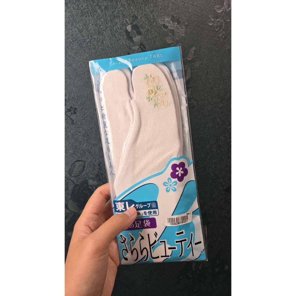 〔現貨〕東麗 夏天刺繡足袋-規格圖4