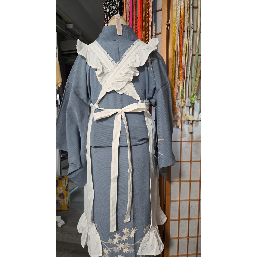 〔限量〕古典荷葉邊圍裙-細節圖2