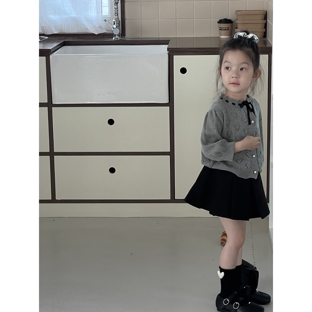 簍空七分袖針織衫-細節圖2