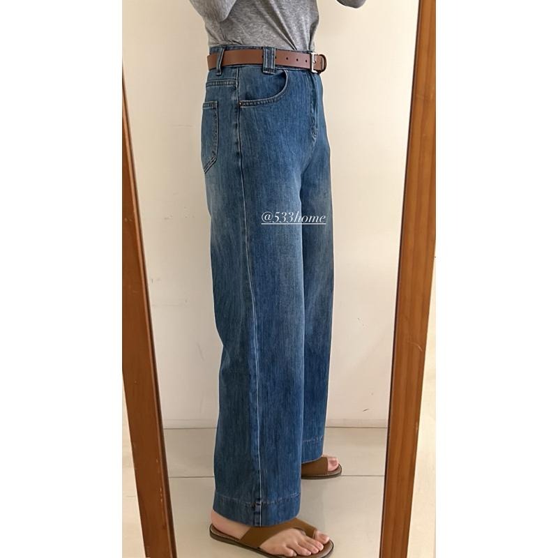 533｜現貨 四色百搭顯瘦舒服彈性九分褲牛仔褲-細節圖8