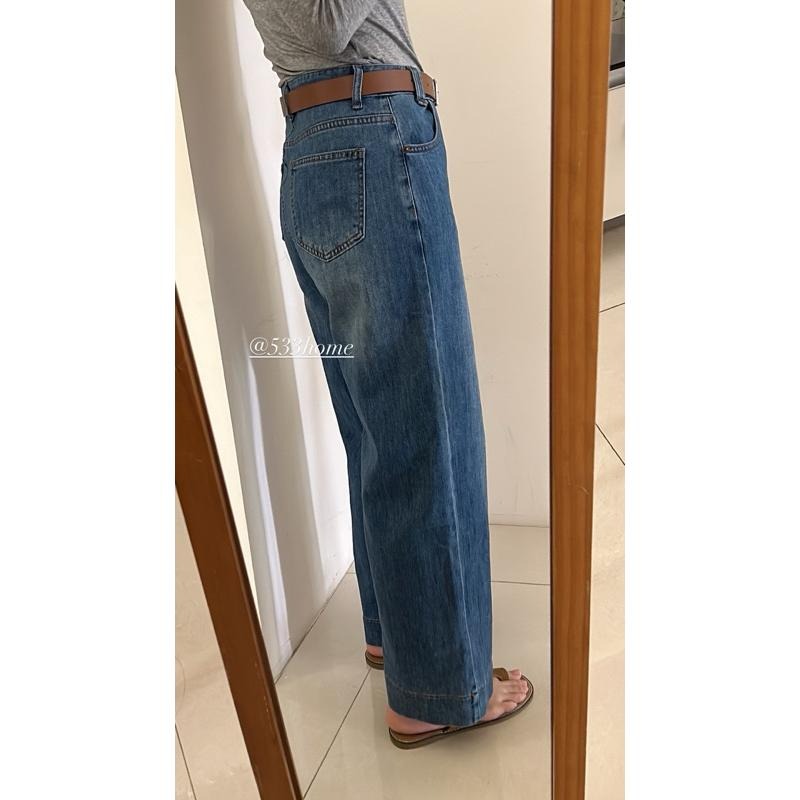 533｜現貨 四色百搭顯瘦舒服彈性九分褲牛仔褲-細節圖9