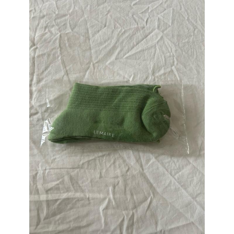 533｜現貨 lemaire酪梨綠日本風格富士山幾何圖騰中筒襪長襪短襪-細節圖2