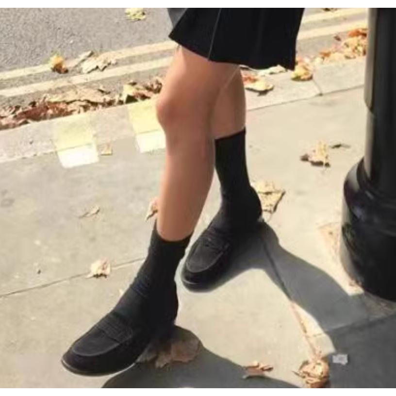 533​ | 闆娘自留手工鞋全真皮超好走超軟Q巧克力麂皮絨面樂福鞋3cm低跟輕量羊皮鞋寬腳-細節圖6