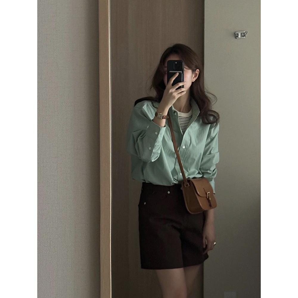 533｜韓國GED寬鬆感長袖襯衫-細節圖2