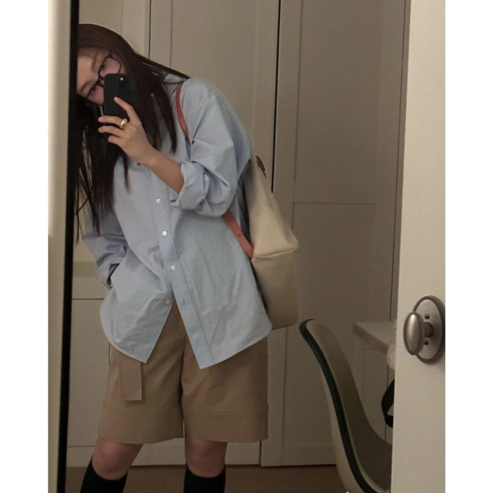 533｜韓國GED寬鬆感長袖襯衫-細節圖5