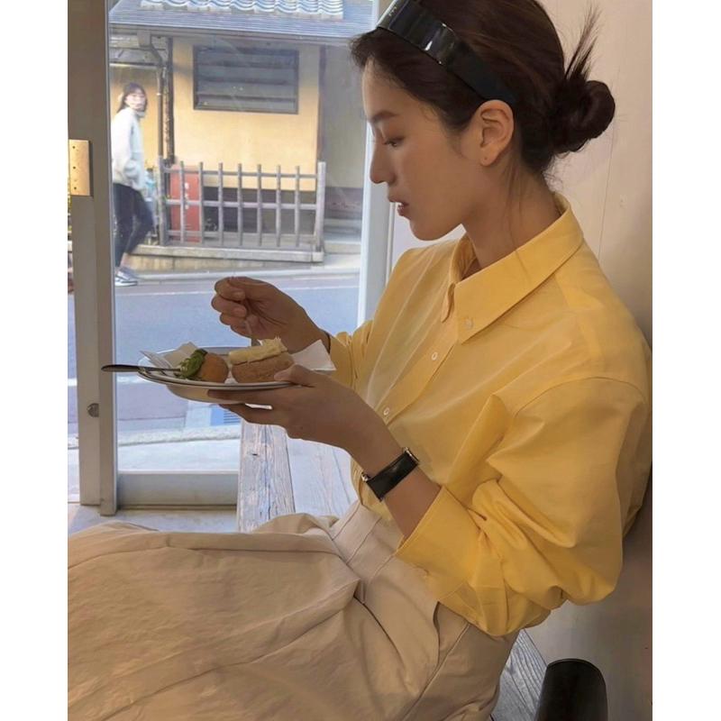 533｜韓國GED寬鬆感長袖襯衫-細節圖7