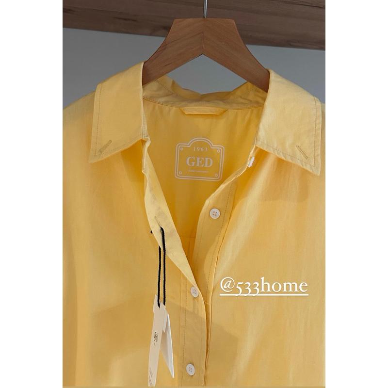 533｜韓國GED寬鬆感長袖襯衫-細節圖9