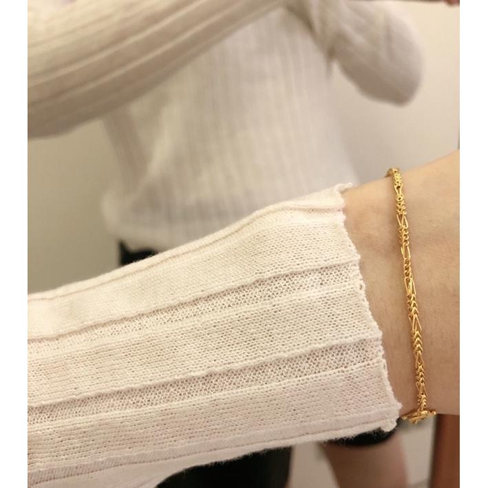 533 ｜實品拍攝北歐瑞典羊毛羊絨長袖深v領坑條針織衫/麻花款-細節圖3