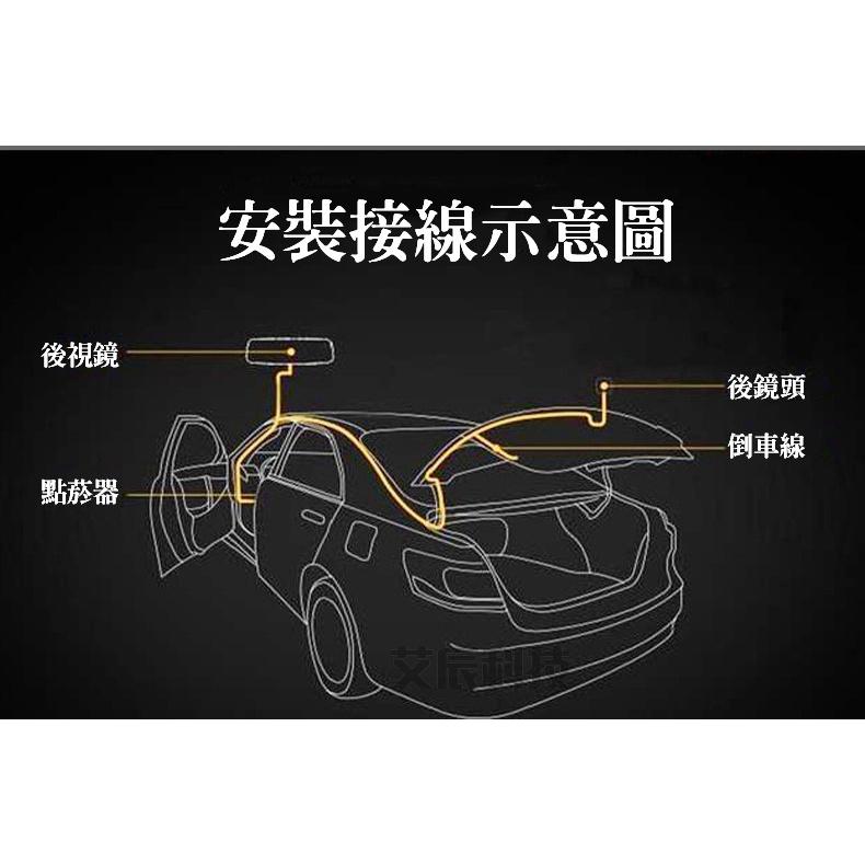 測速版 雙鏡頭雙錄 行車紀錄器【免運】1440P 12吋 後視鏡 行車記錄器 停車監控 行車 倒車顯影 廣角170度-細節圖9