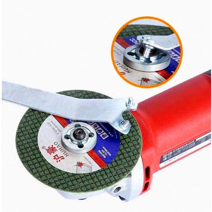 4吋砂輪機 角磨機壓板 砂輪機理板 角磨機配件 壓板夾板 磨光機 鋸片壓板 切割機夾板 角磨機夾板 100型 法蘭螺母-細節圖3