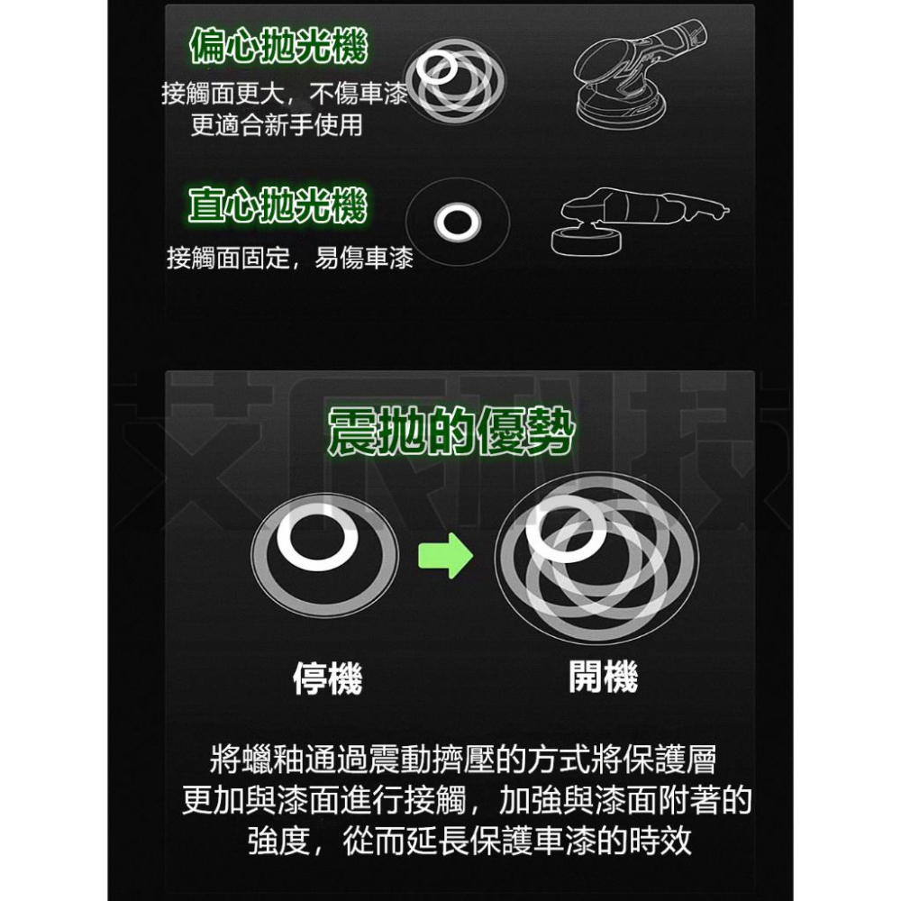 6吋 電動拋光機 汽車打蠟 研磨機 鍍膜機 打蠟機 拋光機 打磨機 汽車美容 地板打蠟 電動起子 電鑽 砂輪機 牧田-細節圖7