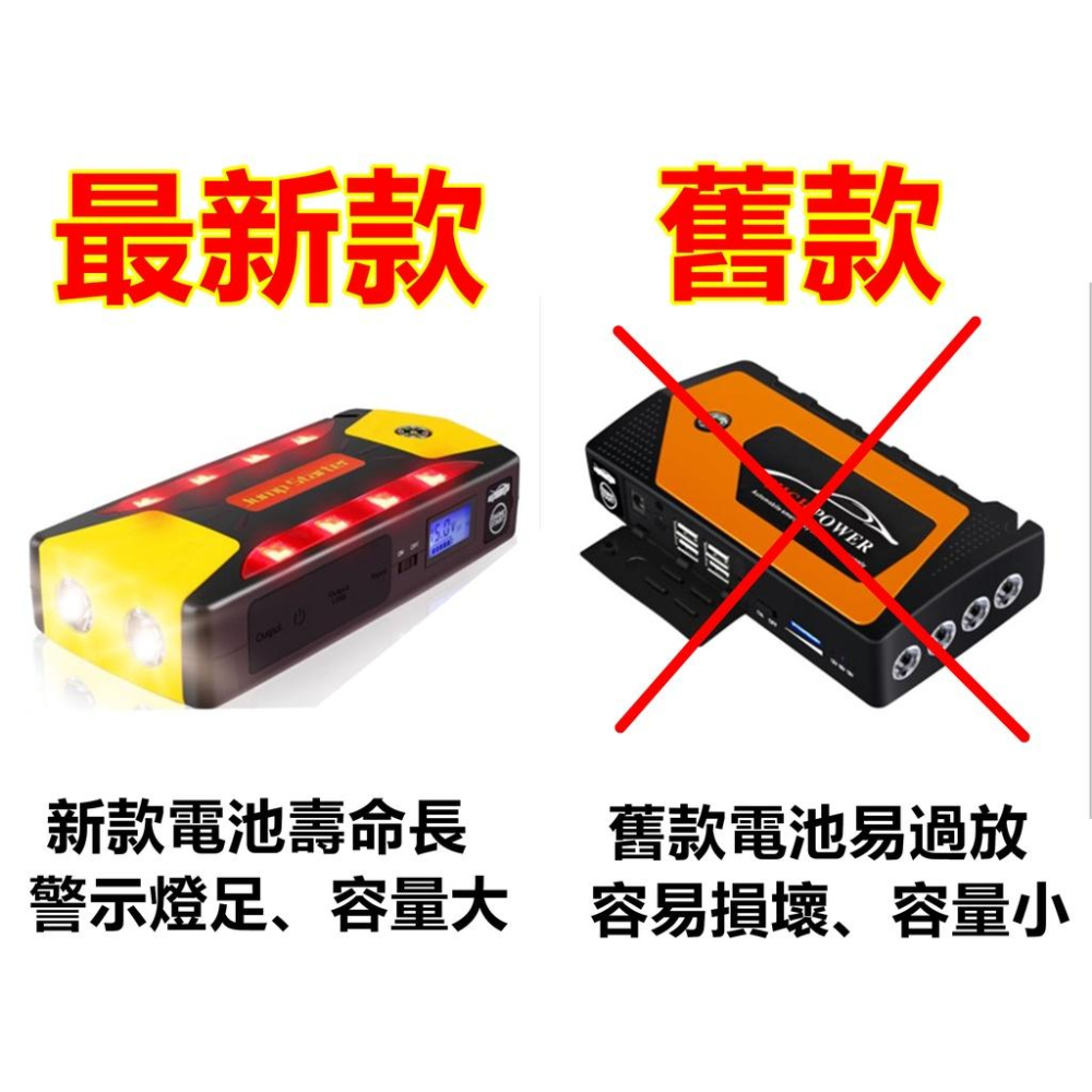 免運【台灣12h出貨】車載應急啟動器 車載點火電源 汽車應急電源 道路救援神器 救車電源 備用救援打火器 救車 電霸-細節圖2