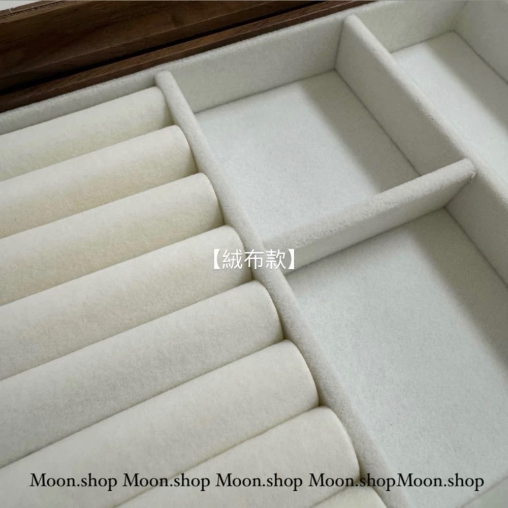 ☾☺︎︎ 復古胡桃木磁吸首飾收納盒-細節圖3