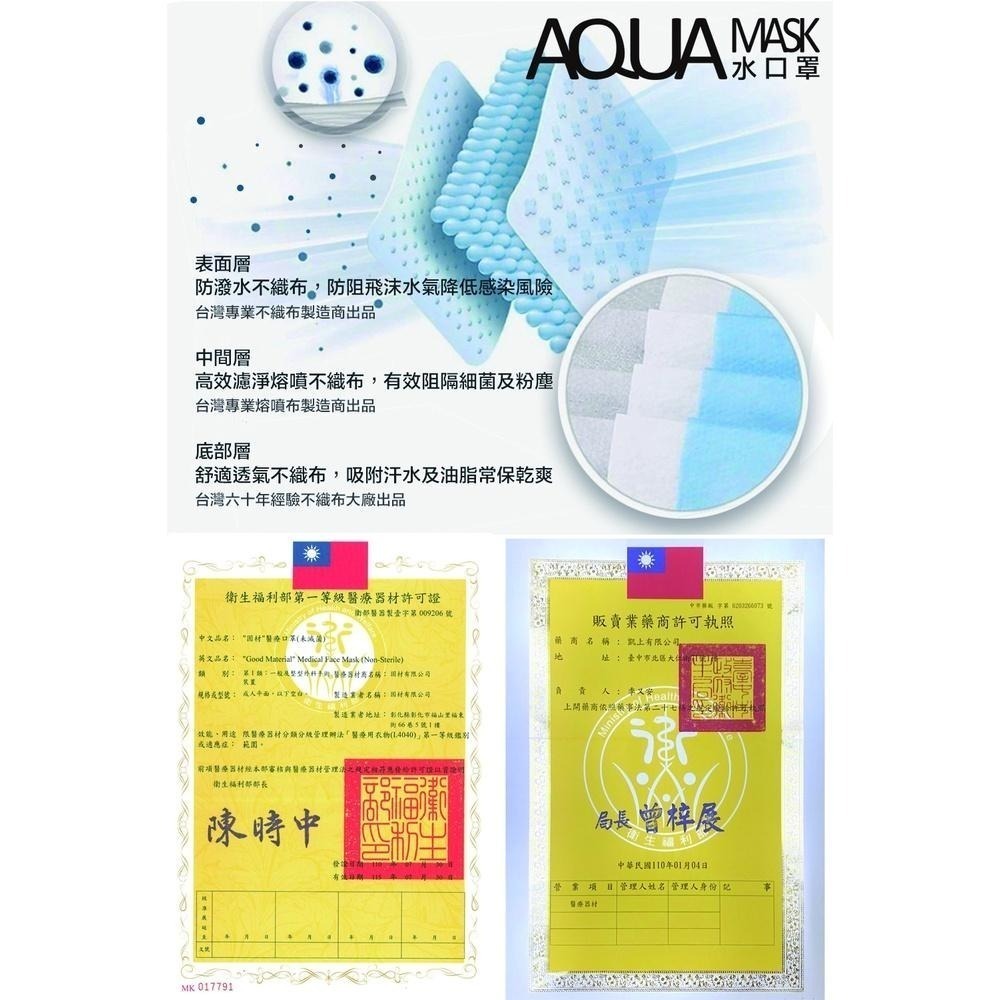 【凱上口罩】 台灣水駐極平面素色口罩 醫療口罩 雙鋼印口罩 多色可選-細節圖4