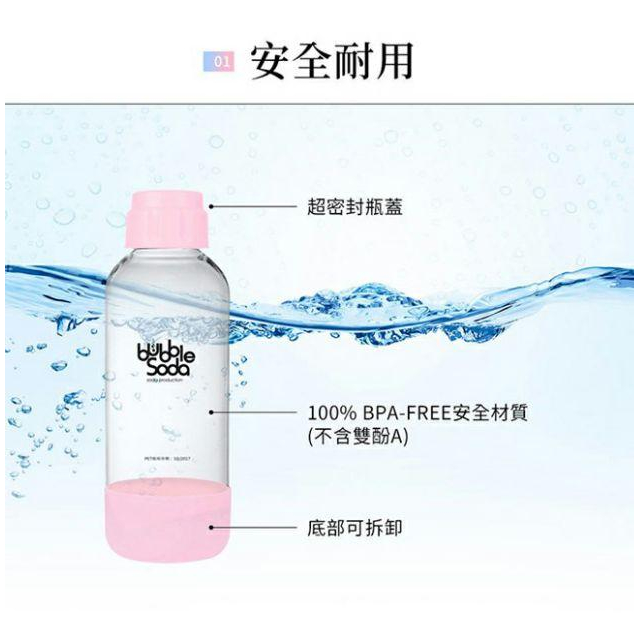 【BubbleSoda】 氣泡水機含保冷袋馬卡龍色系( 專用0.5公升水瓶)（保冷袋隨機不挑色）-細節圖2