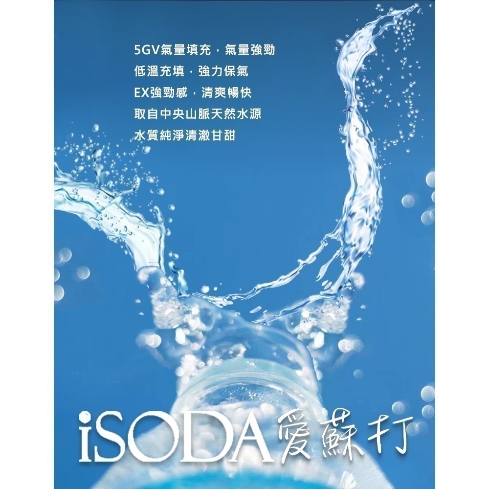 【 7-ELEVEN門市團購】iSODA愛蘇打EX強勁氣泡水500ml/24瓶/(效期2026.02.27)-細節圖5