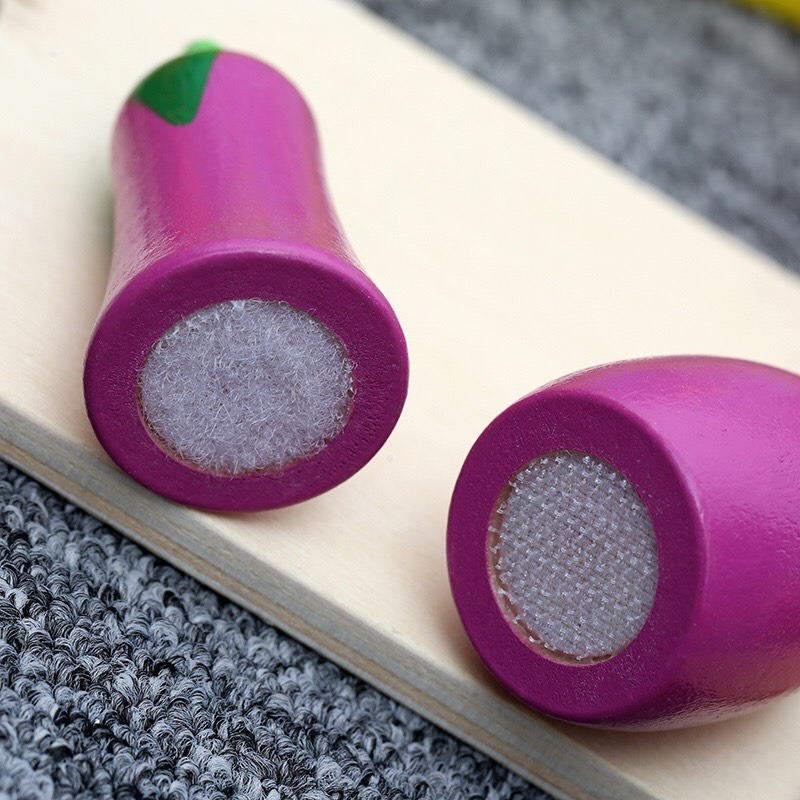 現貨🌈桶裝木製蔬菜水果切切樂附砧板 家家酒玩具 木製玩具 廚房玩具 木頭切切樂 蔬果切切樂 益智啟蒙玩具教具-細節圖6