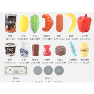 現貨🍡仿真蔬菜水果超市購物車42件組 家家酒玩具 推車玩具 家家酒模型 蔬果玩具 扮家家 女孩玩具生日禮物聖誕禮-細節圖9