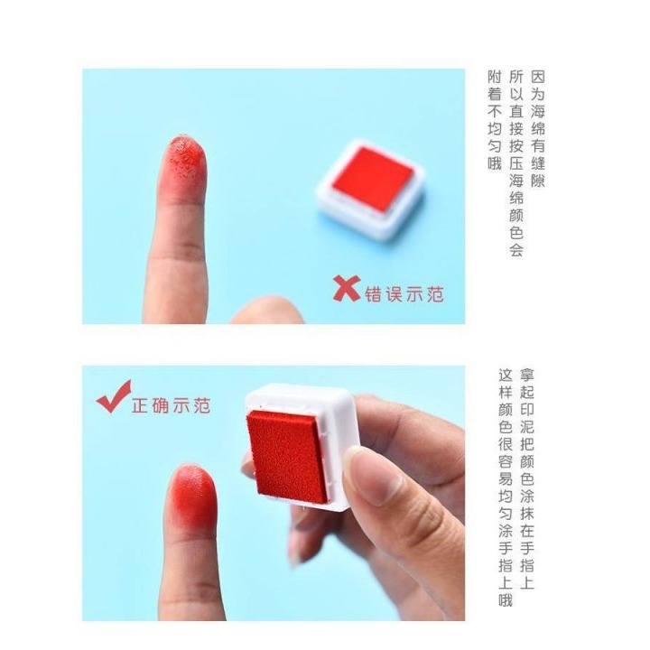 現貨💗24色手指畫彩色印泥 兒童印泥 無毒印泥 繪畫用具 畫畫工具 兒童印泥 24色印泥 美勞用品 彩色印泥 印-細節圖6