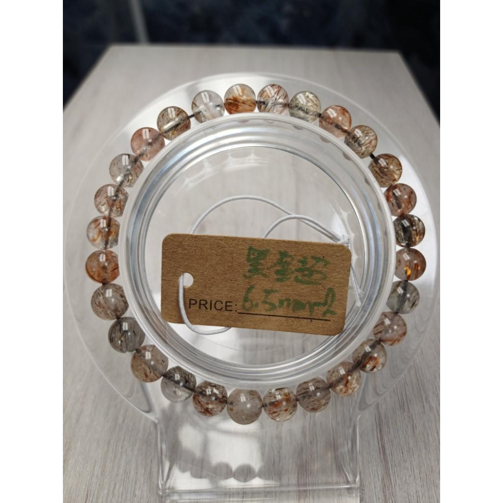 黑金超 6.5~7mm 黑金超 黑金超七 手珠 手鍊-細節圖2