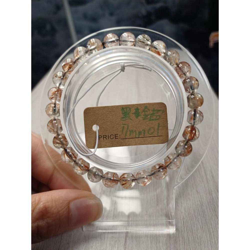 黑金超 6.5~7mm 黑金超 黑金超七 手珠 手鍊-細節圖3