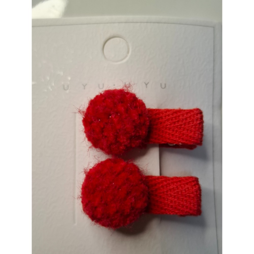 毛絨球球 紅