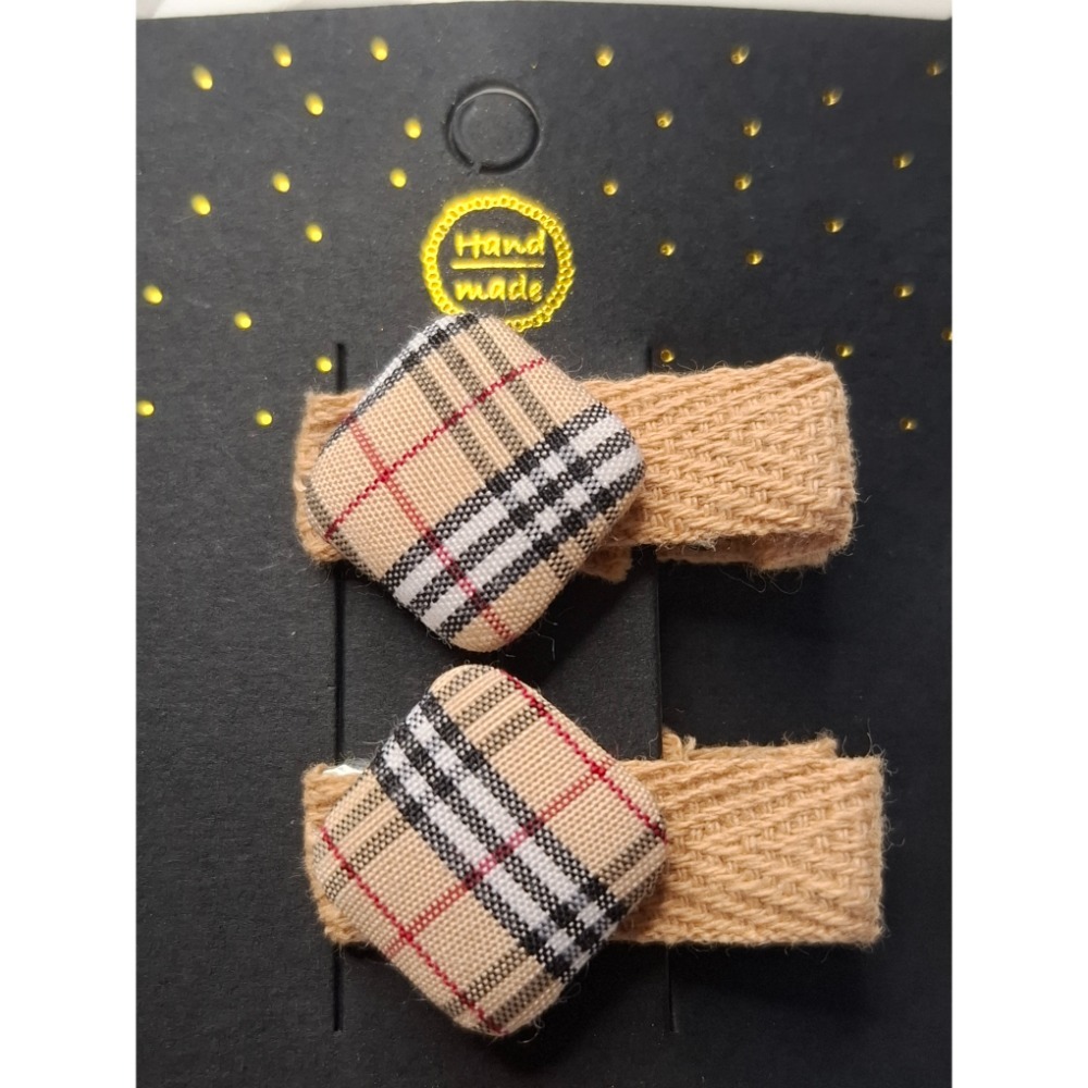 (童)小香風 寶寶包布髮夾 兒童髮夾 可愛髮夾 瀏海夾 碎髮夾 側邊夾 對夾-規格圖3