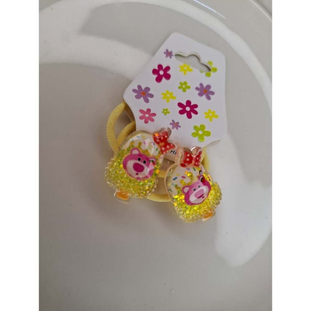 (童)冰棒砂糖卡通髮圈 2入裝 寶寶髮圈 兒童髮圈 可愛髮圈-規格圖1