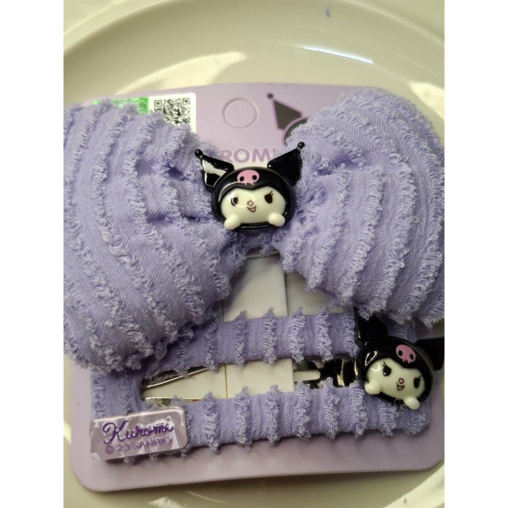 限定販售 正版 三麗鷗 氣質大蝴蝶髮夾套裝組 凱蒂KT美樂蒂庫洛米大耳狗 半頭綁用 裝飾-細節圖2