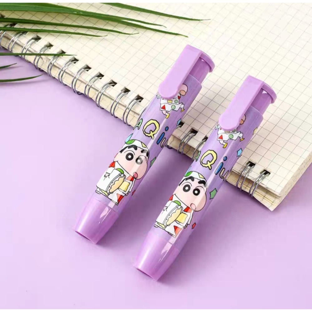 蠟筆小新 自動橡皮擦 按壓橡皮擦 伸縮按動橡皮擦 蠟筆小新橡皮擦 橡皮擦 學生文具-規格圖4