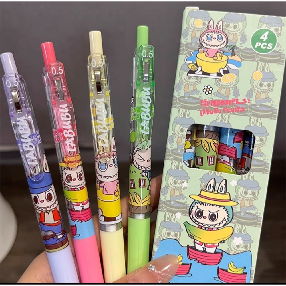 泡泡瑪特 拉布布 0.5 黑 ST 中性筆 黑筆 替換藍筆芯 文具024-規格圖2