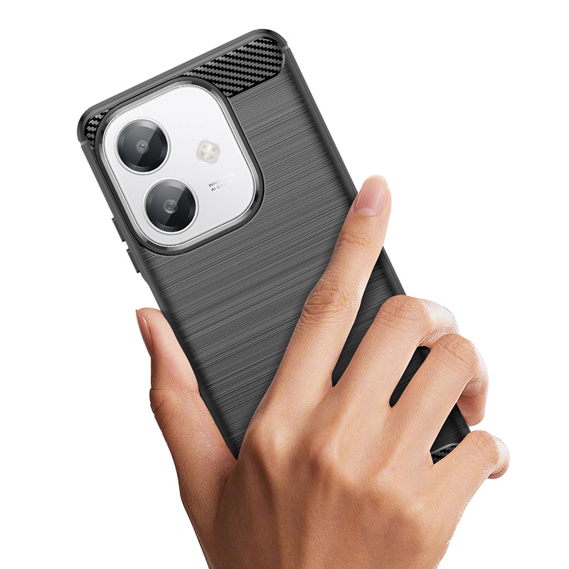 OPPO A3x 碳纖維  防摔手機殼 OPPO A3X 保護殼 CPH2641 手機殼 OPPO A3X 防摔殼-細節圖3