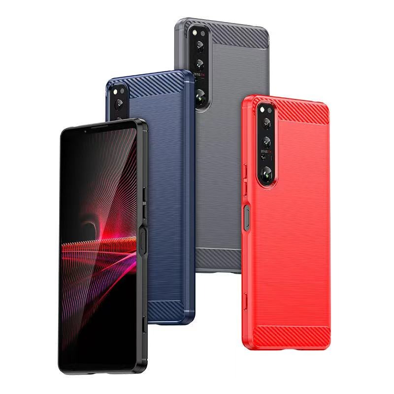 Sony Xperia 1 IV 碳纖維 防摔手機殼 Xperia1 IV 保護殼 鋼化 SNYSCA6 手機殼 防摔殼-細節圖2