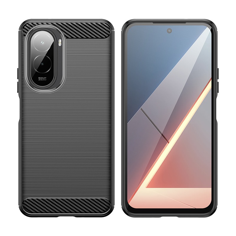 POCO M7 4G 碳纖維 POCO M7 防摔手機殼 25062PC34G 保護殼 Poco M7 4G 手機殼-細節圖3