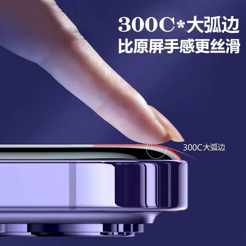 現貨 iPhone 13 鋼化玻璃膜  300C 3D立體超大弧鋼化膜 全膠鋼化 滿版 iPhone 13 鋼化玻璃-細節圖4