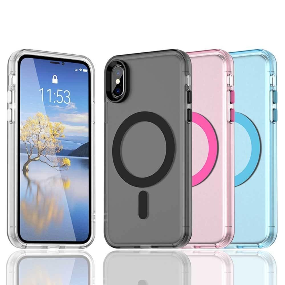 iPhone X 糖果磁吸手機殼 iPhone X 手機殼 A1865 防摔手機殼 蘋果X 防摔手機殼-細節圖2