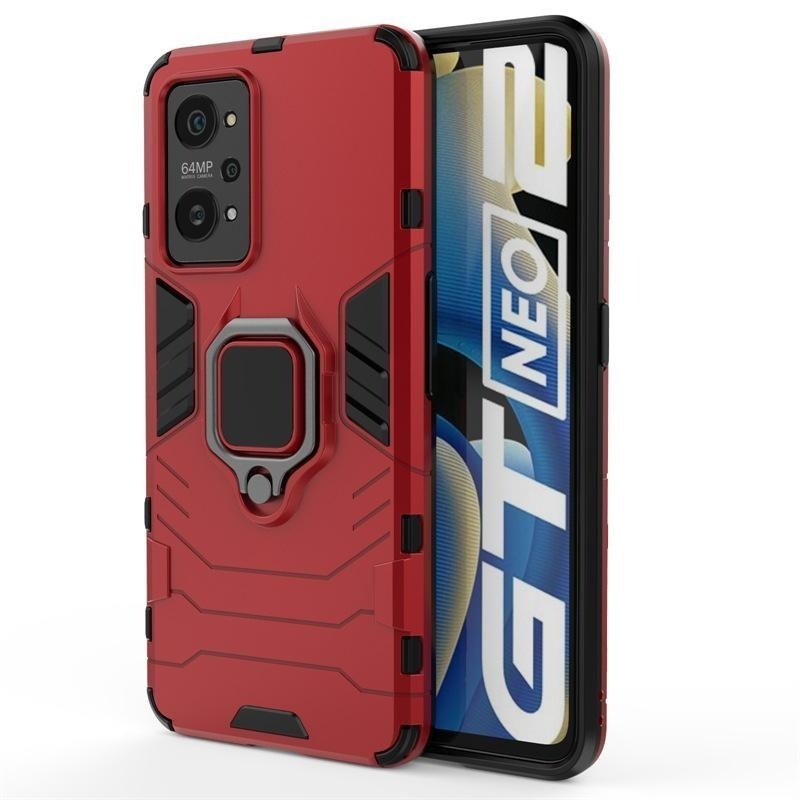 黑豹指環殼 Realme GT NEO 2 軍規防摔手機殼 realme GT Neo2 手機防摔殼-細節圖3