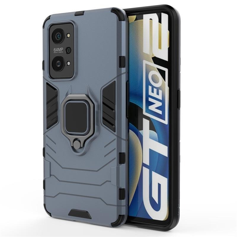 黑豹指環殼 Realme GT NEO 2 軍規防摔手機殼 realme GT Neo2 手機防摔殼-細節圖4