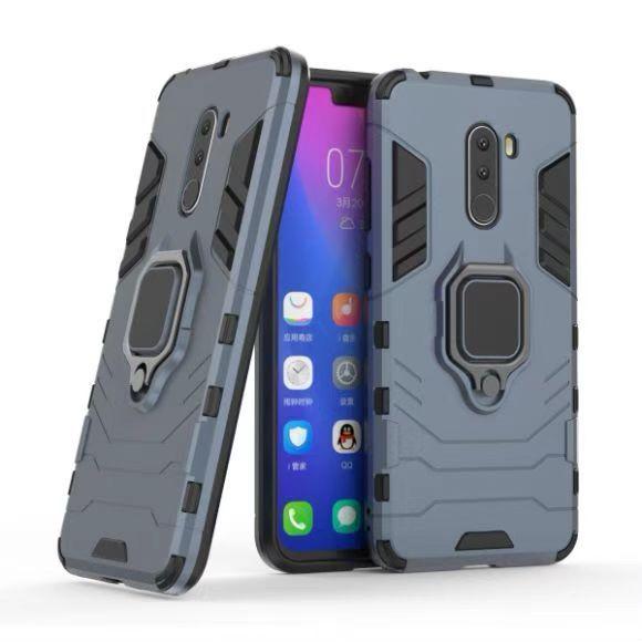 黑豹指環殼 適用 POCO F1 軍規防摔手機殼 Pocophone F1 防摔殼 Poco F1 保護殼-細節圖4