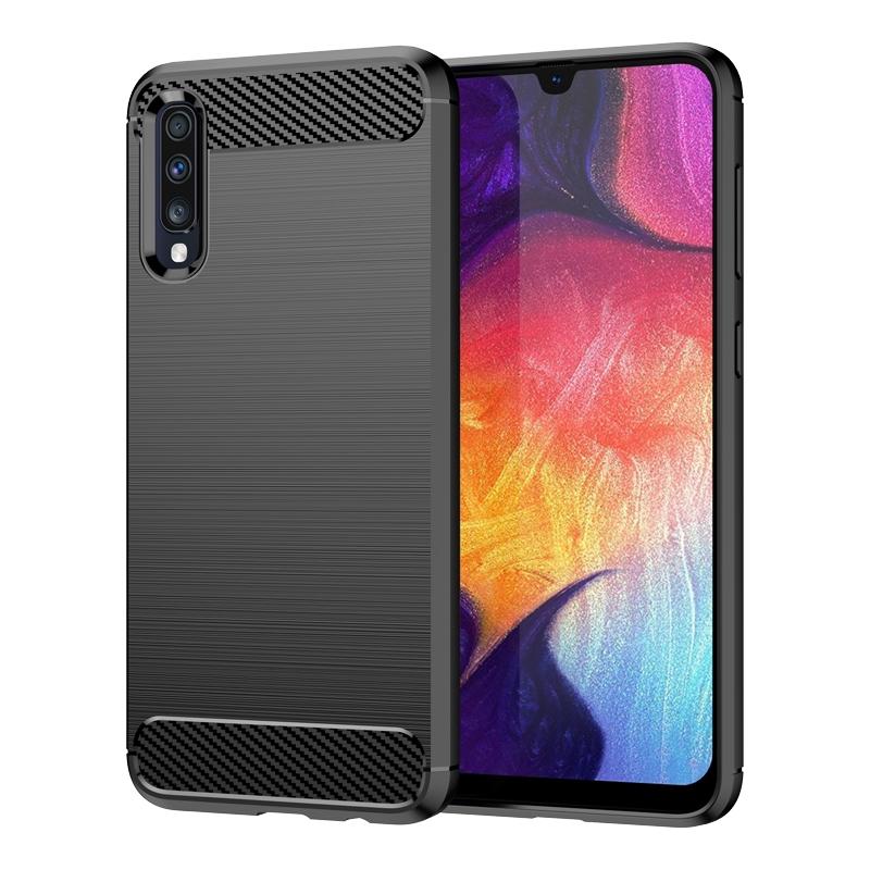 三星 Galaxy A50 碳纖維 SM-A505G 防摔手機殼 三星 A50 保護殼 Galaxy A50 手機殼-細節圖4