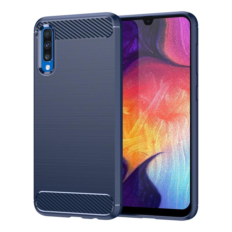 三星 Galaxy A50 碳纖維 SM-A505G 防摔手機殼 三星 A50 保護殼 Galaxy A50 手機殼-細節圖6