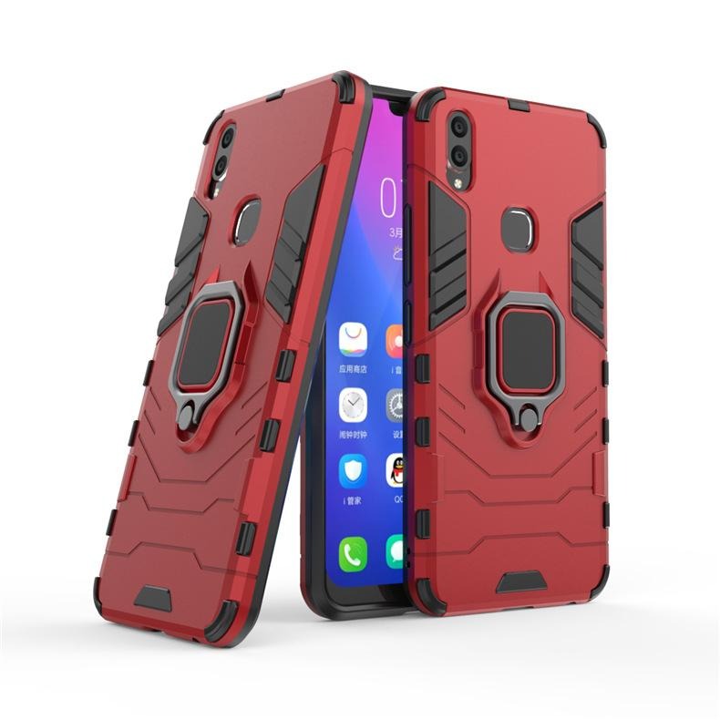 黑豹指環殼 適用 Vivo Y17 軍規防摔手機殼 Vivo 1902 防摔殼 VIVO Y17 保護殼-細節圖2