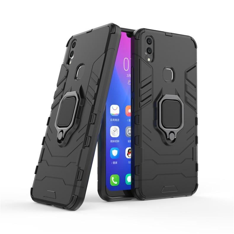 黑豹指環殼 適用 Vivo Y17 軍規防摔手機殼 Vivo 1902 防摔殼 VIVO Y17 保護殼-細節圖3